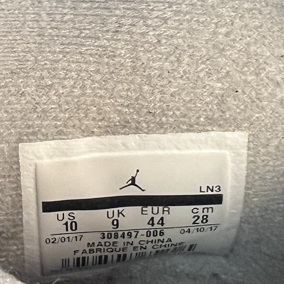 Men's Nike Air Jordan Retro 4 'Motorsport Alternate' 308497-006 Black Blue Sz 10 - Picture 2 of 12